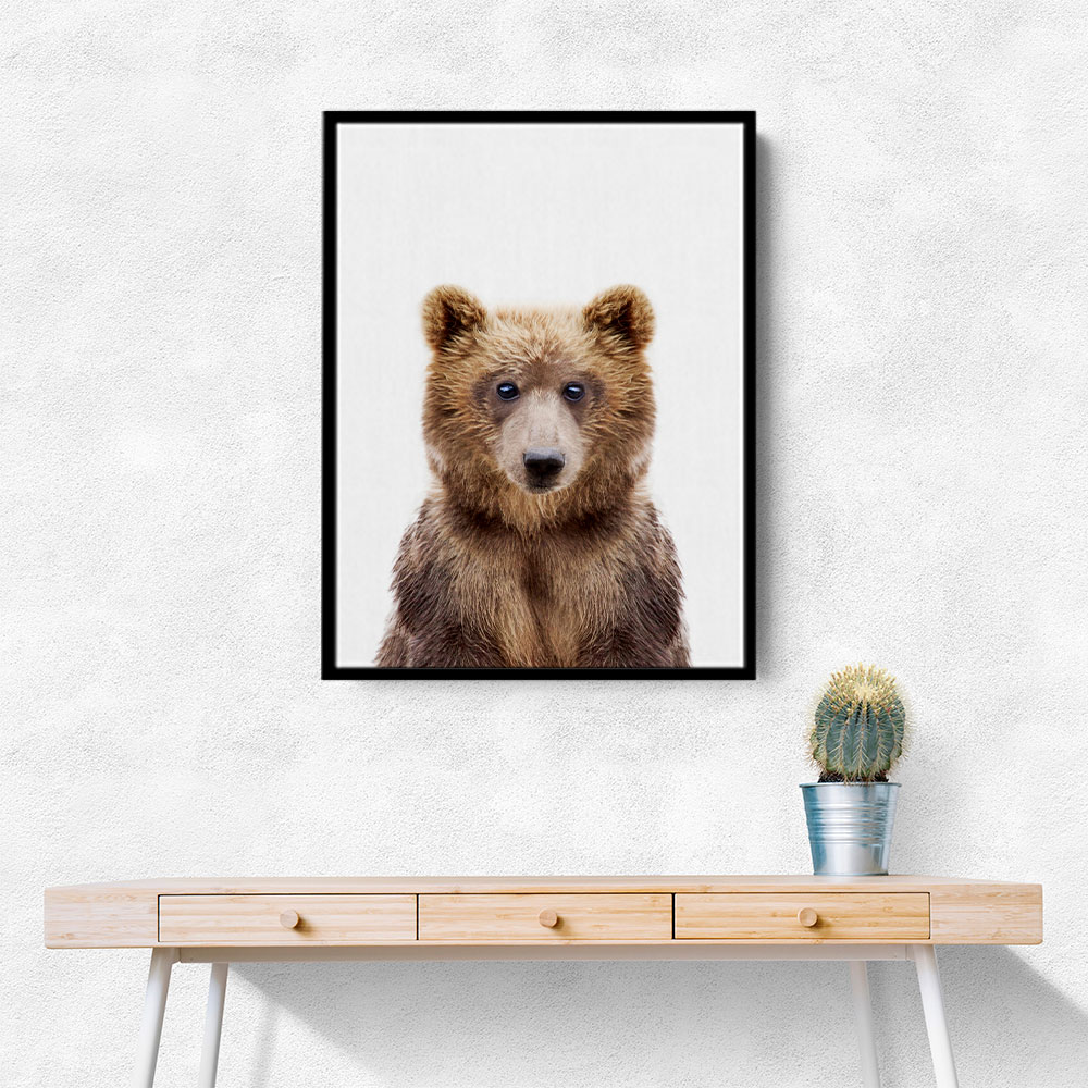 Baby bear hot sale wall art